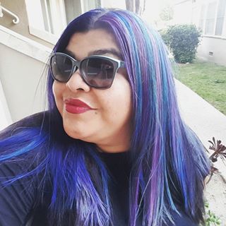 Hey there new hair galaxyhair hairstyle bluehair purplehair haircut losangeleshellip