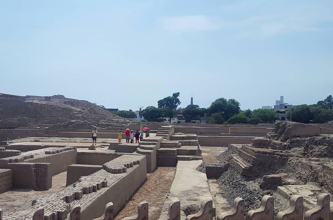 Ancient ruins in the Miraflores district of Lima Peru travelhellip