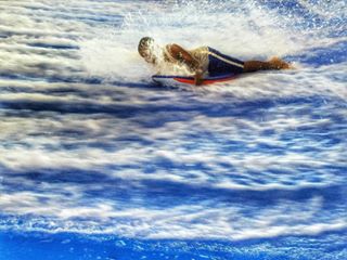 The Wolf Rider Wipeout is awesome! Indoor surfingbodyboarding at greatwolflodgehellip